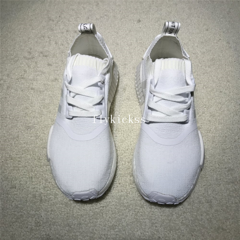 Real Boost Adidas NMD R1 PK Japan Triple White